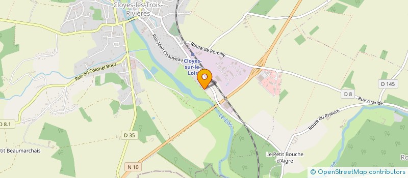 localisation de l'entreprise MONSIEUR JEAN-PIERRE BERNARD à CLOYES-LES-TROIS-RIVIERES