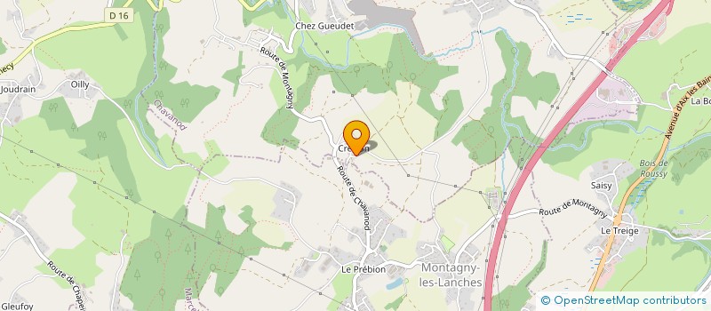 localisation de l'entreprise MONSIEUR JEAN PIERRE BERNARD GRANGER  CHAVANOD