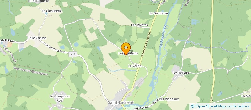 localisation de l'entreprise MONSIEUR JEAN-PIERRE BERNON  SAINT-LAURENT