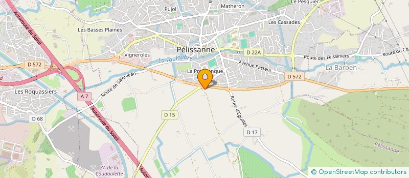 localisation de l'entreprise MONSIEUR JEAN-PIERRE BERRY  PELISSANNE