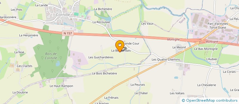 localisation de l'entreprise MONSIEUR JEAN-PIERRE BERTHOIS à CORNILLE