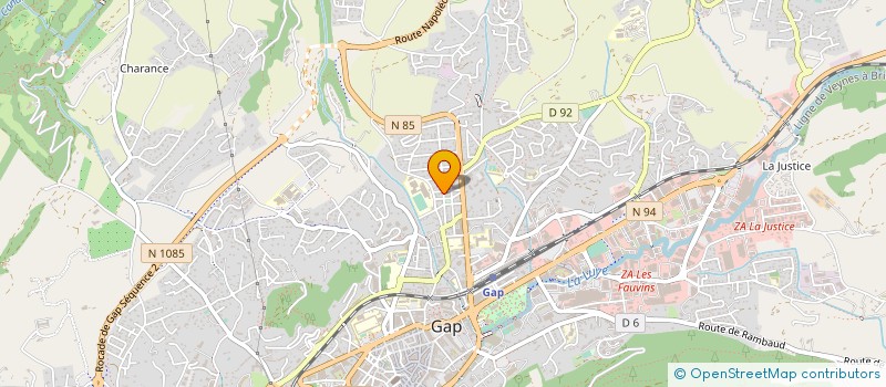 localisation de l'entreprise MONSIEUR JEAN-PIERRE BERTIN  GAP