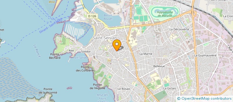 localisation de l'entreprise MONSIEUR JEAN PIERRE BERTIN  SAINT-MALO