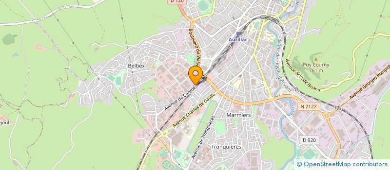 localisation de l'entreprise MONSIEUR JEAN-PIERRE BERTRAND à AURILLAC