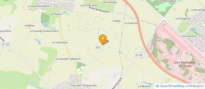 localisation de l'entreprise MONSIEUR JEAN-PIERRE BERTRAND  LONGUENEE-EN-ANJOU