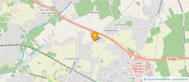 localisation de l'entreprise MONSIEUR JEAN PIERRE BERTRAND à CHECY