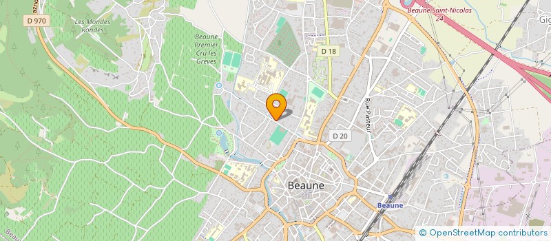 localisation de l'entreprise MONSIEUR JEAN-PIERRE BERTRAND  BEAUNE