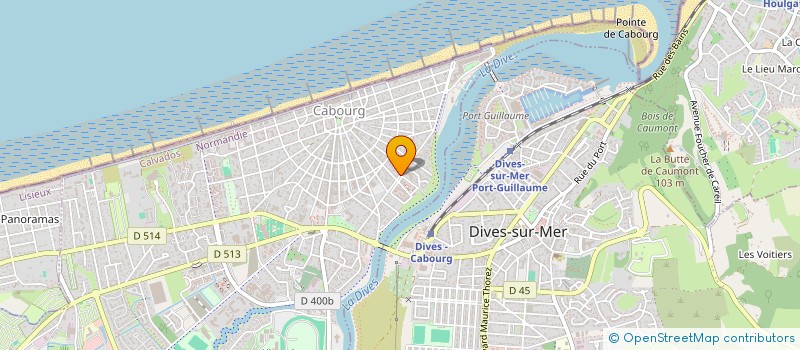 localisation de l'entreprise MONSIEUR JEAN-PIERRE BESSY  CABOURG