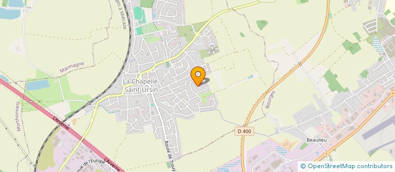 localisation de l'entreprise MONSIEUR JEAN-PIERRE BILLAUD  LA CHAPELLE-SAINT-URSIN