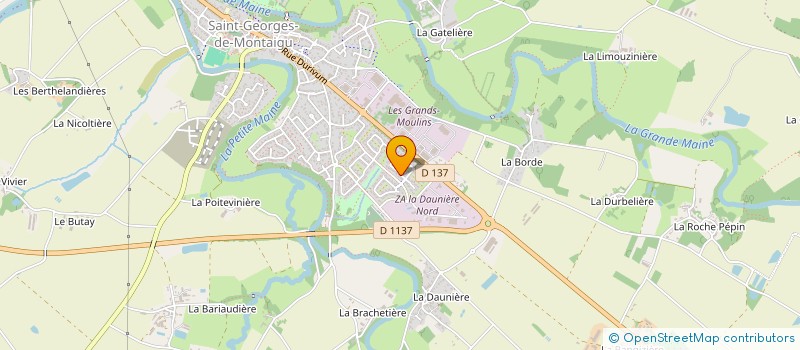 localisation de l'entreprise MONSIEUR JEAN-PIERRE BITAUD à MONTAIGU-VENDEE