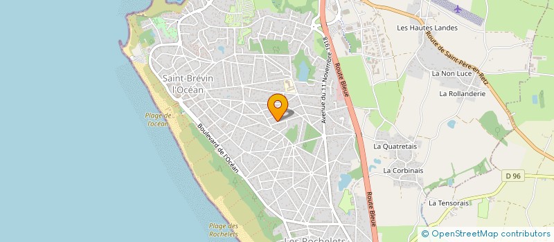 localisation de l'entreprise MONSIEUR JEAN-PIERRE BITAULD à SAINT-BREVIN-LES-PINS