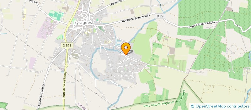 localisation de l'entreprise MONSIEUR JEAN-PIERRE BLANC  EYRAGUES