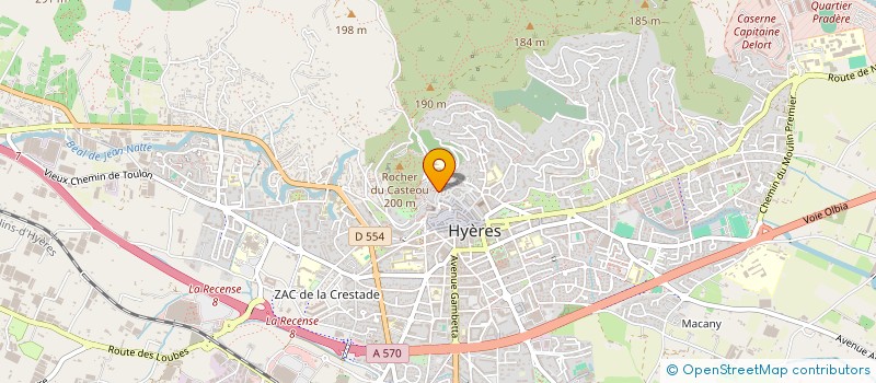 localisation de l'entreprise MONSIEUR JEAN-PIERRE BLANC à HYERES