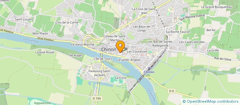 localisation de l'entreprise MONSIEUR JEAN-PIERRE BLANCHARD à CHINON