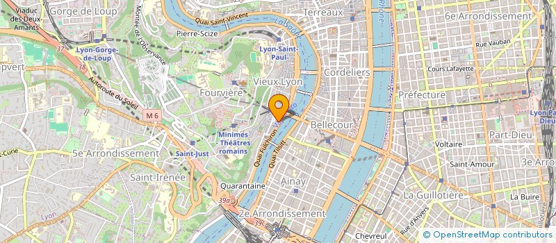 localisation de l'entreprise MONSIEUR JEAN-PIERRE BLONDEAU  LYON