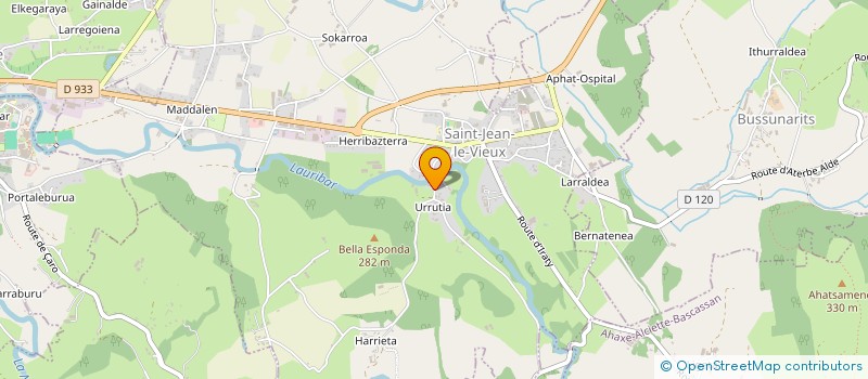 localisation de l'entreprise MONSIEUR JEAN-PIERRE BLONDEAU  SAINT-JEAN-LE-VIEUX