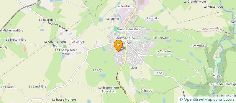 localisation de l'entreprise MONSIEUR JEAN-PIERRE BODILIS  LES EPESSES