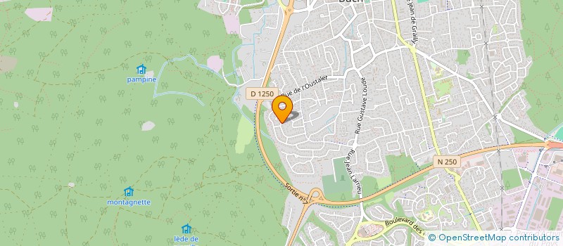 localisation de l'entreprise MONSIEUR JEAN-PIERRE BODIN à LA TESTE DE BUCH