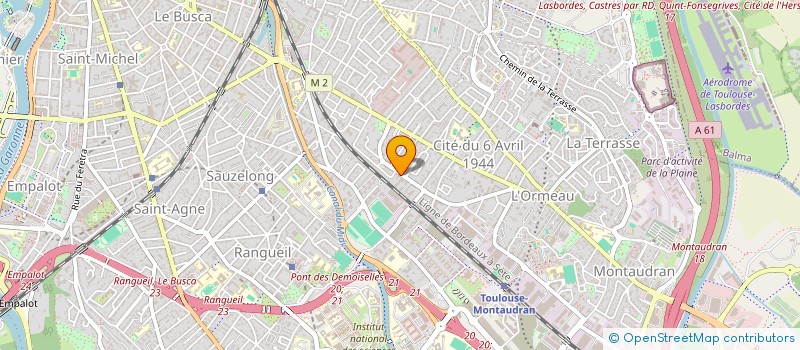 localisation de l'entreprise MONSIEUR JEAN-PIERRE BOHER  TOULOUSE