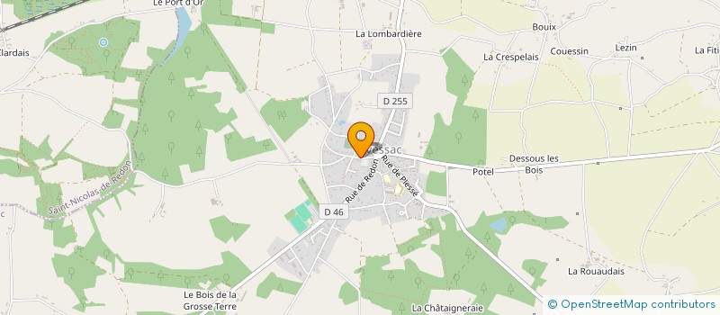 localisation de l'entreprise MONSIEUR JEAN-PIERRE BOILLON  AVESSAC