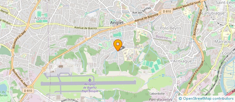 localisation de l'entreprise MONSIEUR JEAN-PIERRE BOISAN à ANGLET