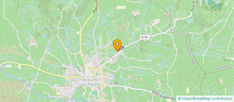 localisation de l'entreprise MONSIEUR JEAN-PIERRE BOISSON  CHATEAUNEUF-DU-PAPE
