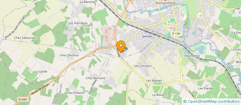 localisation de l'entreprise MONSIEUR JEAN-PIERRE BOIVINET à JONZAC