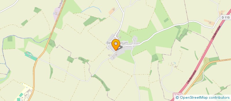 localisation de l'entreprise MONSIEUR JEAN-PIERRE BOIZET  BERTONCOURT