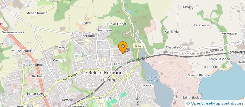 localisation de l'entreprise MONSIEUR JEAN PIERRE BONAVANTUR à LE RELECQ-KERHUON