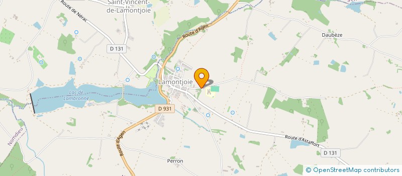 localisation de l'entreprise MONSIEUR JEAN-PIERRE BONELLI  LAMONTJOIE