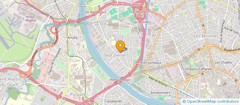 localisation de l'entreprise MONSIEUR JEAN PIERRE BONHOMME à TOULOUSE