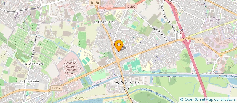 localisation de l'entreprise MONSIEUR JEAN-PIERRE BONNAUD à LES PONTS-DE-CE
