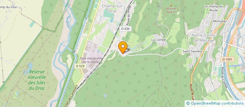 localisation de l'entreprise MONSIEUR JEAN PIERRE BONNET  CHAMP-SUR-DRAC