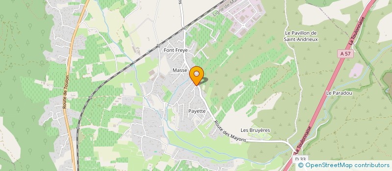 localisation de l'entreprise MONSIEUR JEAN-PIERRE BONNET  LE LUC