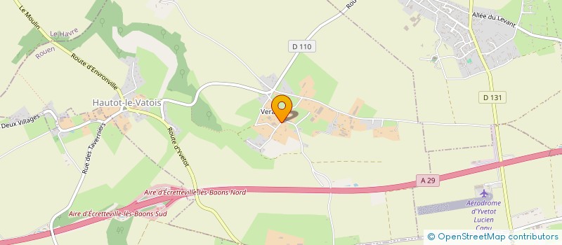 localisation de l'entreprise MONSIEUR JEAN-PIERRE BONNEVILLE  HAUTOT-LE-VATOIS