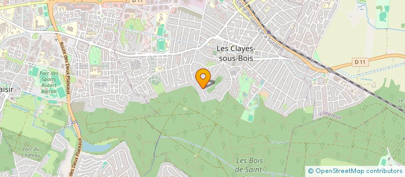 localisation de l'entreprise MONSIEUR JEAN-PIERRE BONTEMPS  LES CLAYES-SOUS-BOIS