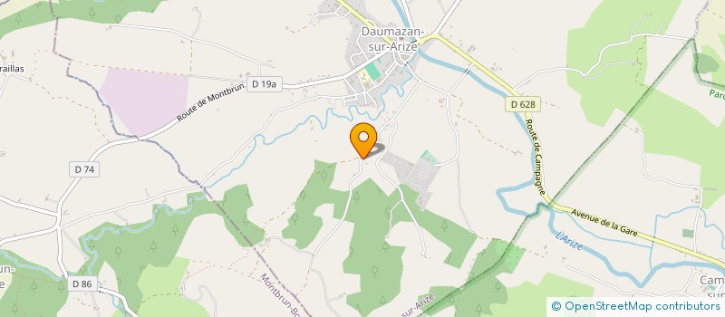 localisation de l'entreprise MONSIEUR JEAN-PIERRE BORDENAVE à DAUMAZAN-SUR-ARIZE