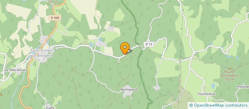 localisation de l'entreprise MONSIEUR JEAN PIERRE BORDES  SAINT-PARDOUX-MORTEROLLES