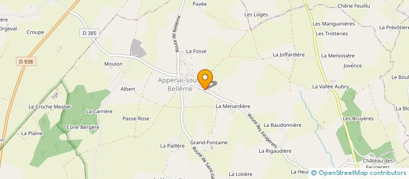localisation de l'entreprise MONSIEUR JEAN-PIERRE BORDIER à APPENAI-SOUS-BELLEME
