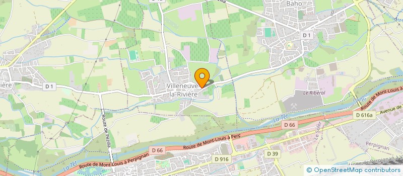 localisation de l'entreprise MONSIEUR JEAN-PIERRE BORIES  VILLENEUVE DE LA RIVIERE
