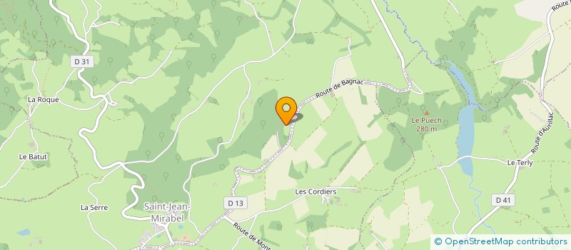 localisation de l'entreprise MONSIEUR JEAN-PIERRE BOS  MONTREDON