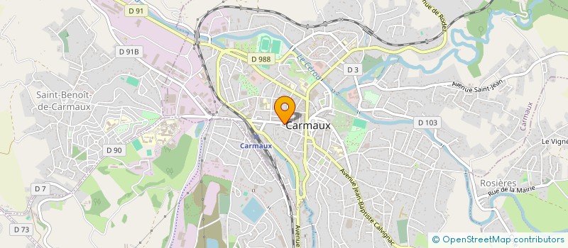 localisation de l'entreprise MONSIEUR JEAN-PIERRE BOSCH  CARMAUX