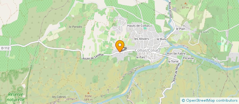 localisation de l'entreprise MONSIEUR JEAN-PIERRE BOTTANI  COLLIAS