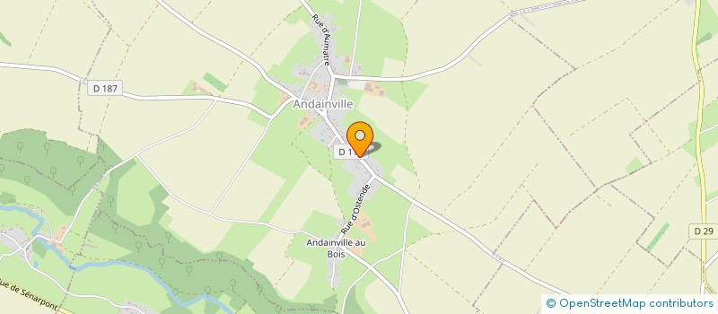 localisation de l'entreprise MONSIEUR JEAN-PIERRE BOUBERT  ANDAINVILLE