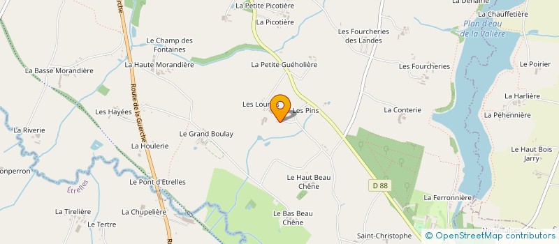 localisation de l'entreprise MONSIEUR JEAN-PIERRE BOUCHERIE  VITRE