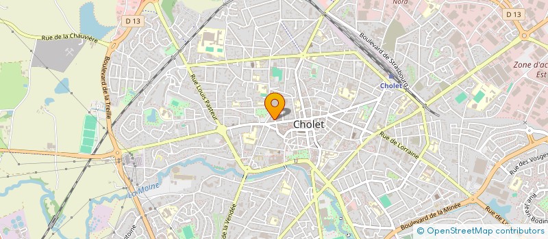 localisation de l'entreprise MONSIEUR JEAN-PIERRE BOUGERIE à CHOLET