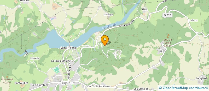 localisation de l'entreprise MONSIEUR JEAN-PIERRE BOUILLER  BUJALEUF