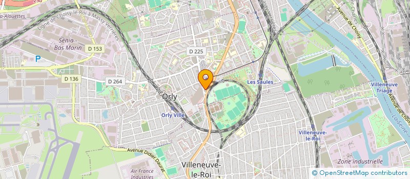 localisation de l'entreprise MONSIEUR JEAN PIERRE BOUNGUISSA-LOUWIZANA  ORLY