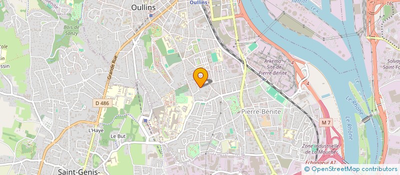 localisation de l'entreprise MONSIEUR JEAN-PIERRE BOURBONNAUD  OULLINS-PIERRE-BENITE