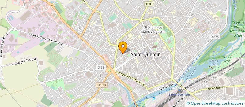 localisation de l'entreprise MONSIEUR JEAN-PIERRE BOURGEOIS à SAINT-QUENTIN